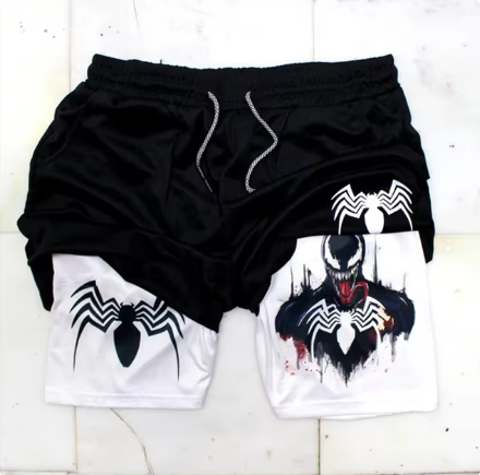 Marvel Gym Venom Shorts