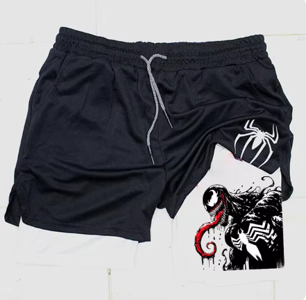 Marvel Gym Venom Shorts