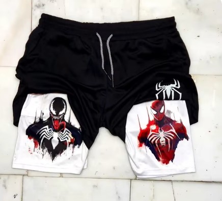 Marvel Gym Venom Shorts
