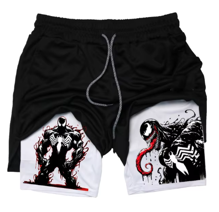 Marvel Gym Venom Shorts